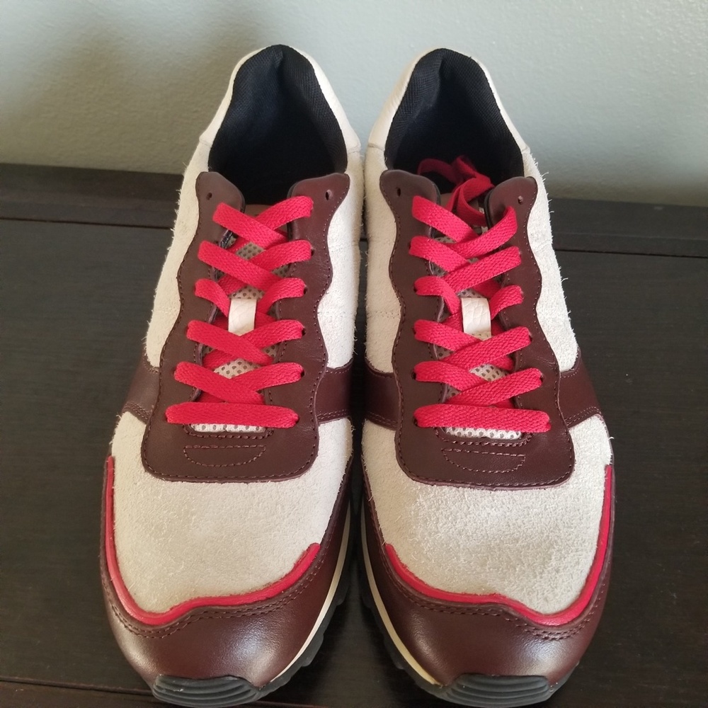 COACH Mens Hairy Suede Casual Trainer shoes sz 9.5 - Picture 11 of 11